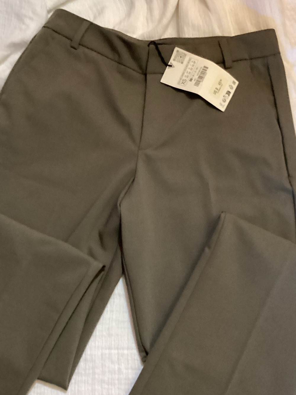 Zara straight leg  Pants - Olive